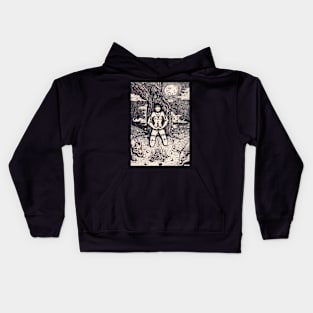 Prayer to the Moon Kids Hoodie